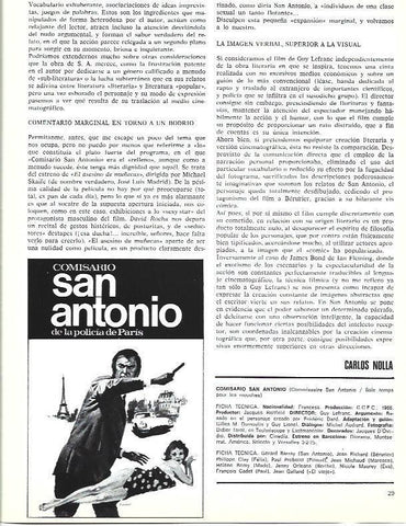 LAMINA 34917: Ficha de Comisario San Antonio