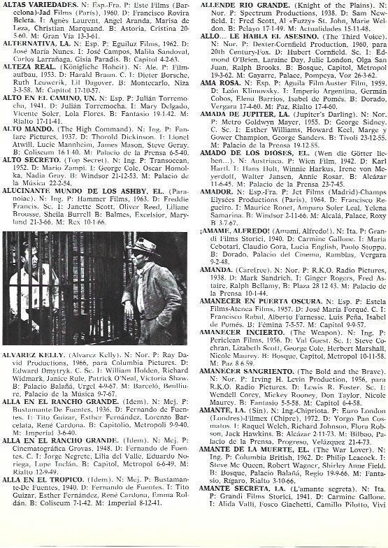 LAMINA 34912: Filmografia 
