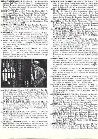LAMINA 34912: Filmografia 