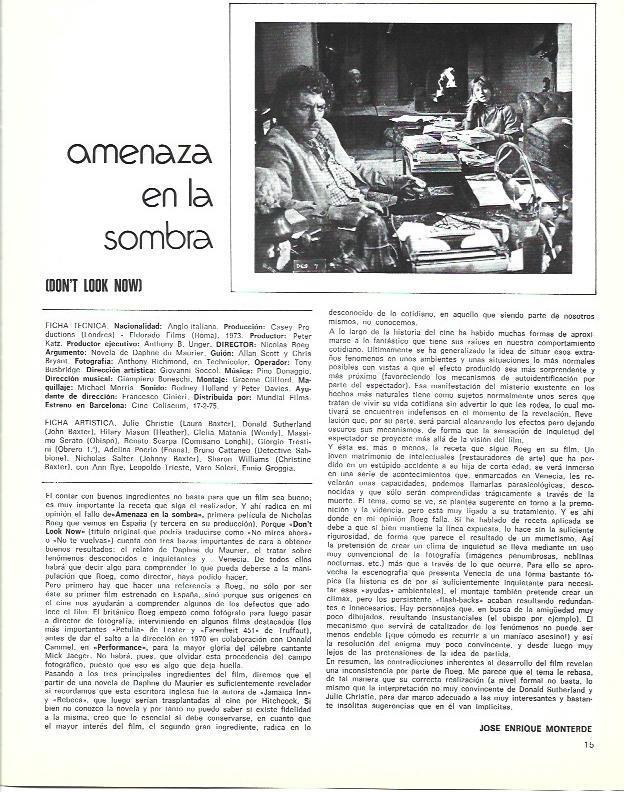 LAMINA 34910: Escena y ficha de Amenaza en la sombra