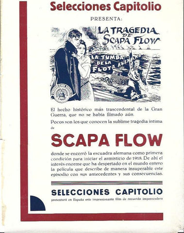 LAMINA 34927: Publicidad Scapa Flow de Selecciones Capitolio