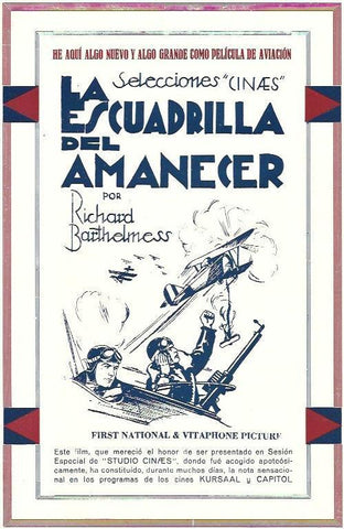 LAMINA 34929: Publicidad de La escuadrilla del amanecer