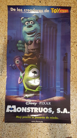 Poster cine: Monstruos, S.A. - Disney, Pixar