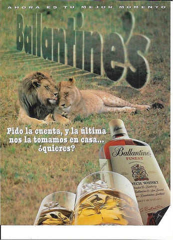 LAMINA 35261: Publicidad de Ballantine s 