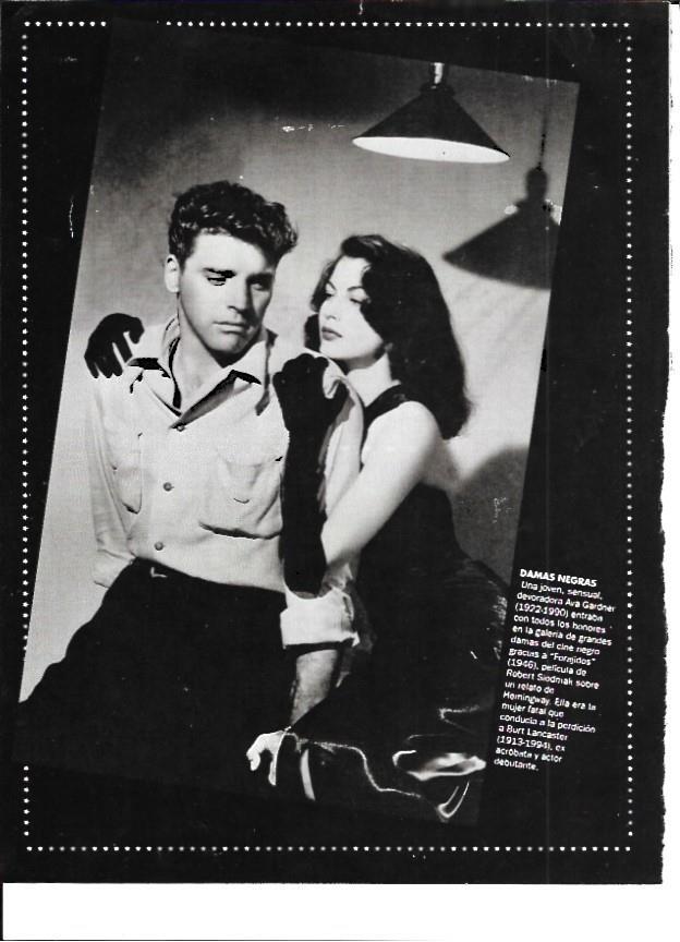 LAMINA 35269: Ava Gardner y Robert Siodmak