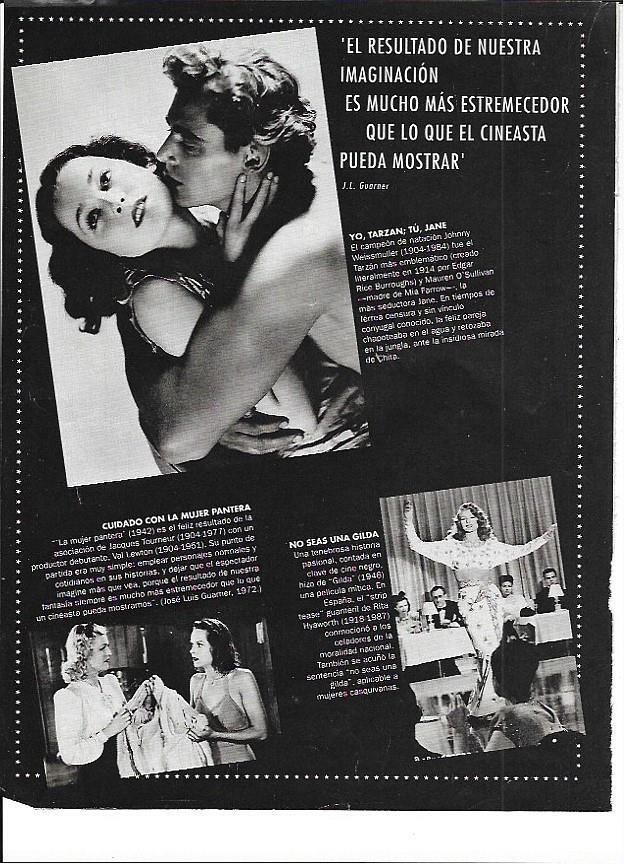 LAMINA 35284: Johny Weissmuller y Maureen O Sullivan 