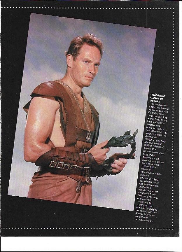 LAMINA 35282: Charlton Heston en Ben Hur