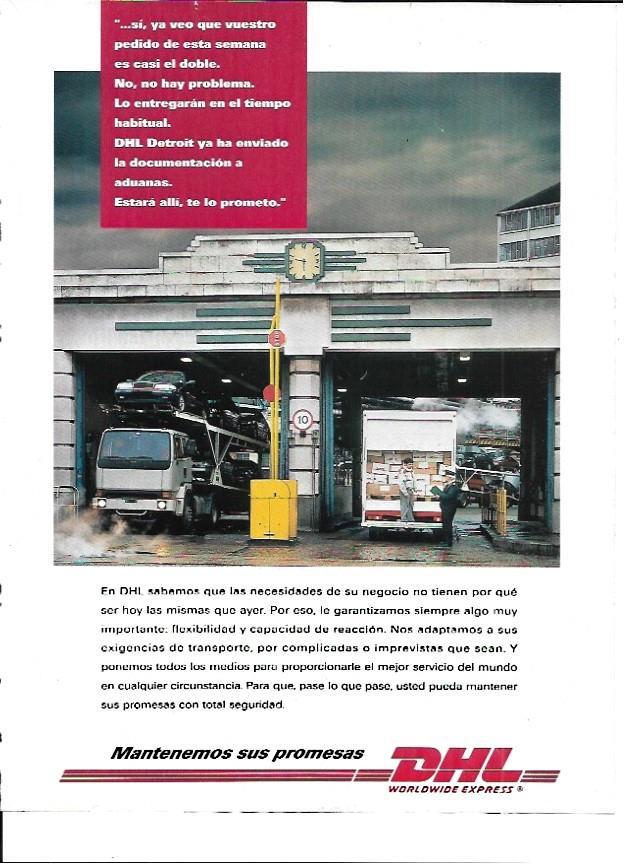 LAMINA 35280: Publicidad de DHL