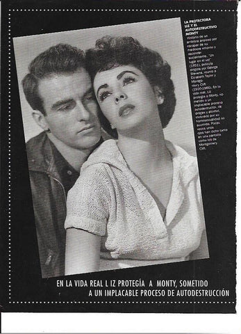 LAMINA 35277: Liz Taylor con Montgomery Clift