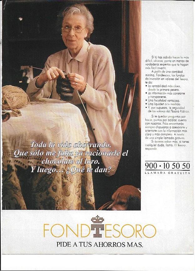 LAMINA 35276: Publicidad de Fondtesoro