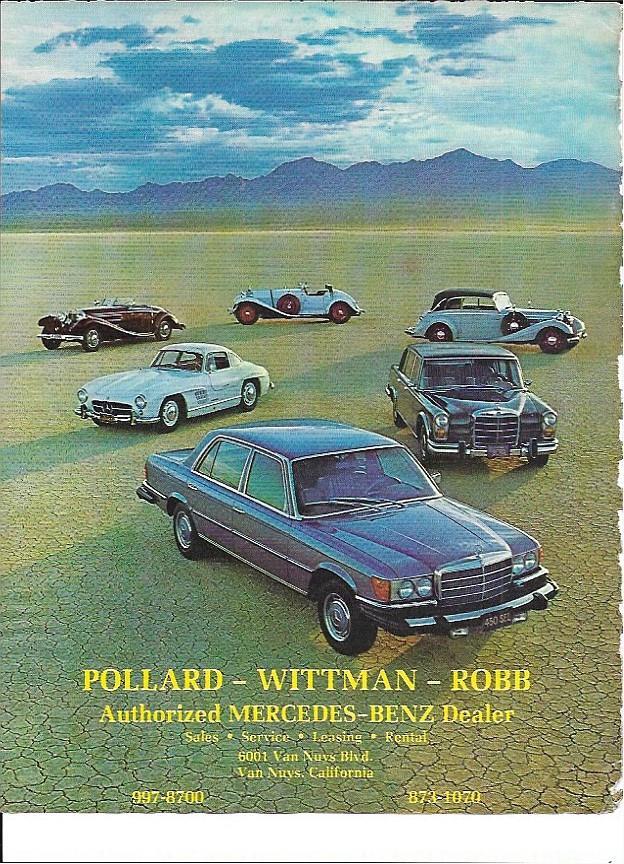LAMINA 35246: Publicidad de Pollard Wittman Robb de Mercedes Benz