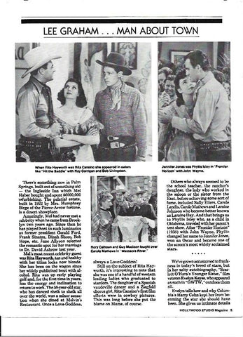 LAMINA 35211: Rita Hayworth con Ray Corrigan y Bob Livingston