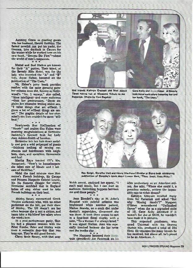 LAMINA 35205: Ray Bolger, Dororthy Hart y Henry Winkler en Bistro Bash