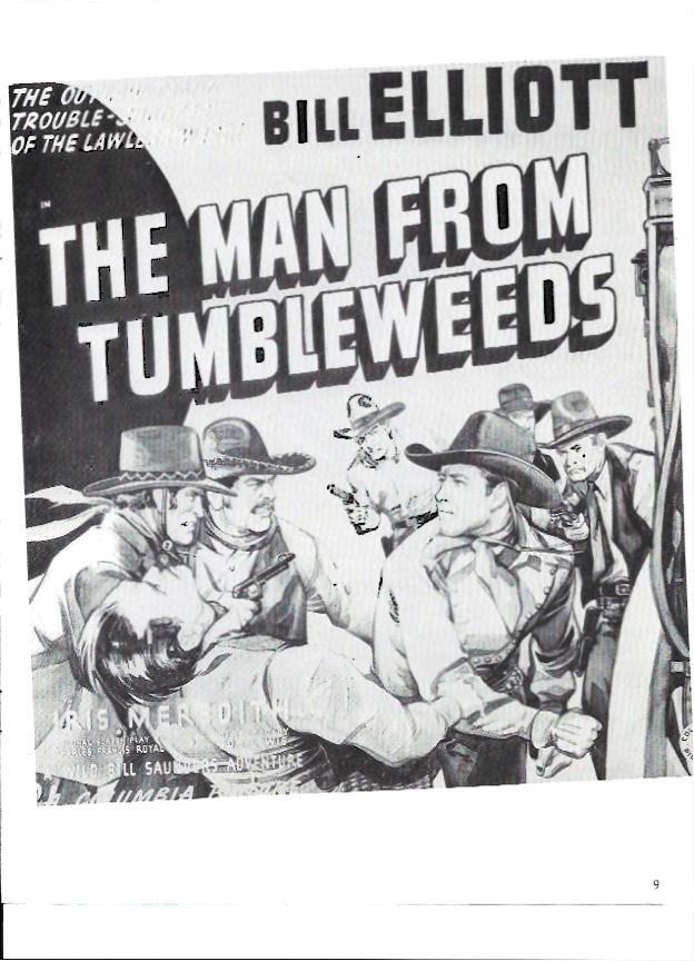 LAMINA 35229: Cartel de The Man from Tumbleweeds