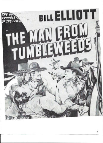 LAMINA 35229: Cartel de The Man from Tumbleweeds