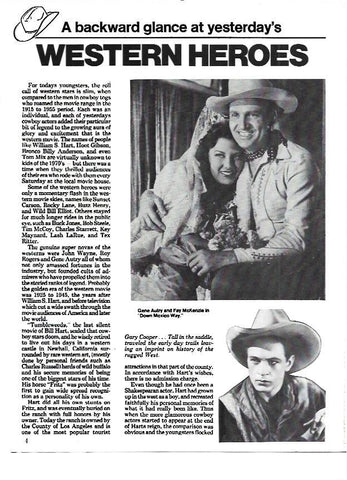 LAMINA 35226: Gene Autry y Fay McKenzie en Down Mexico Way