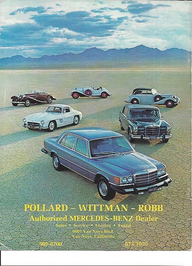 LAMINA 35224: Publicidad de Pollard Wittman Robb Mercedes Benz