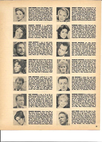 LAMINA 35350: Actores variados entre ellos Barbara Nichols, Hurd Hatfield y Earl Holliman
