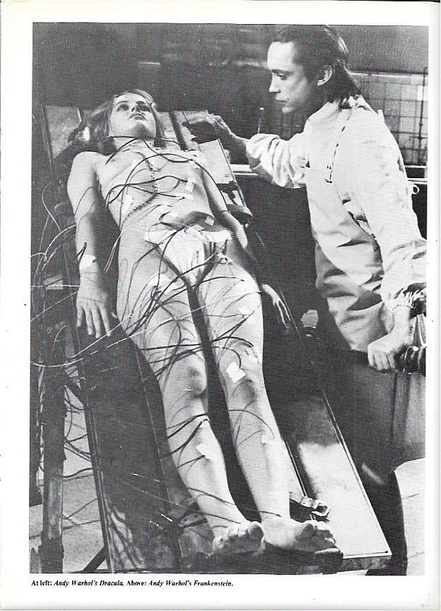 LAMINA 35370: Escena de Frankenstein dirigida por Andy Warhol