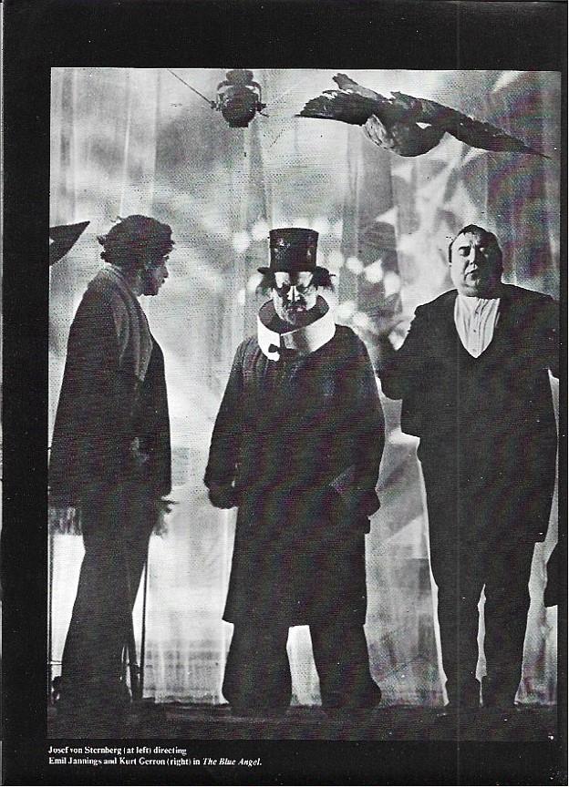 LAMINA 35372: Josef Von Sternberg, Emil Jannings y Kurt Gerron en The Blue Angel