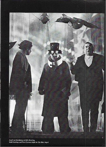 LAMINA 35372: Josef Von Sternberg, Emil Jannings y Kurt Gerron en The Blue Angel