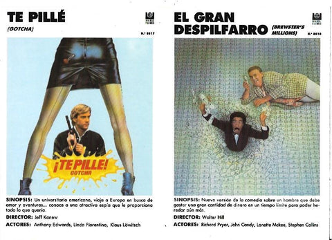 LAMINA 35394: Carteles de Te pille y El gran despilfarro