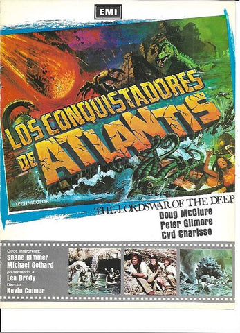 LAMINA 35390: Cartel del film Los Conquistadores de Atlantis
