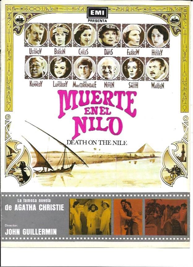LAMINA 35387: Cartel del film Muerte en el Nilo