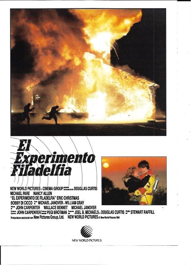 LAMINA 35378: Cartel del film El experimento de Filadelfia