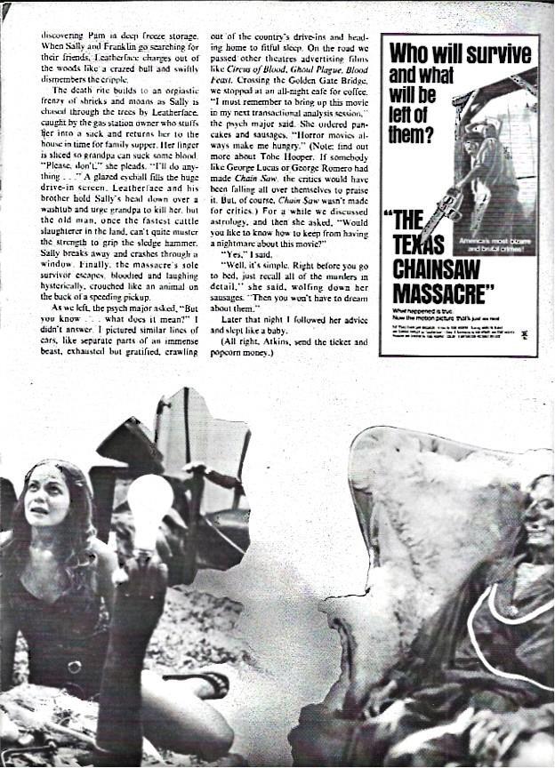 LAMINA 35374: Escenas del film The Texas Chainsaw Massacre