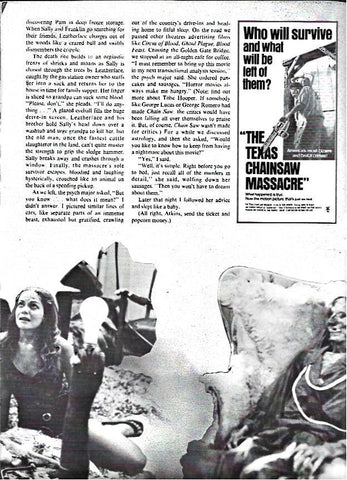 LAMINA 35374: Escenas del film The Texas Chainsaw Massacre