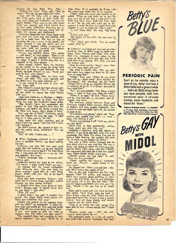 LAMINA 35316: Publicidad de pastillas para el dolor menstrual Midol