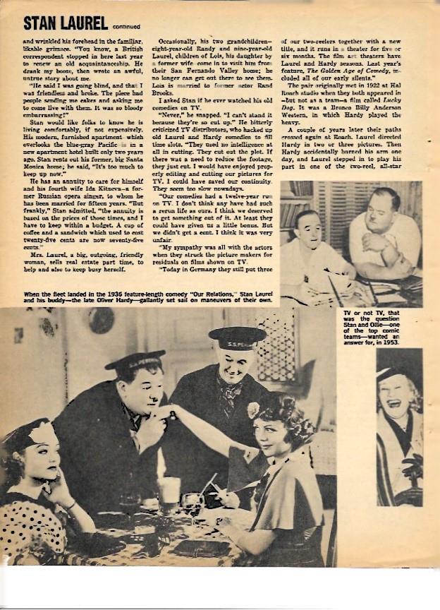 LAMINA 35312: Stan Laurel y Oliver Hardy en Our Relations