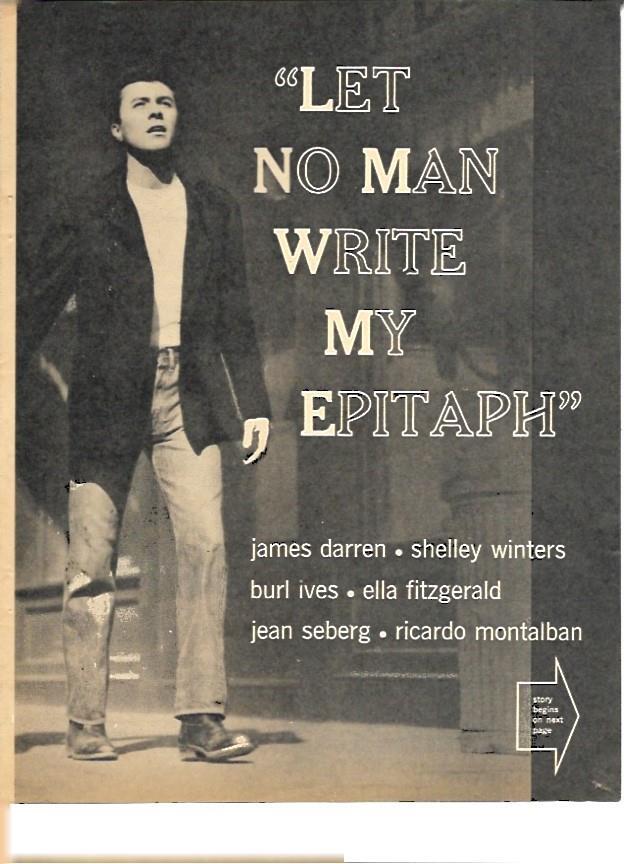 LAMINA 35303: James Darren en Let no man write my epitaph