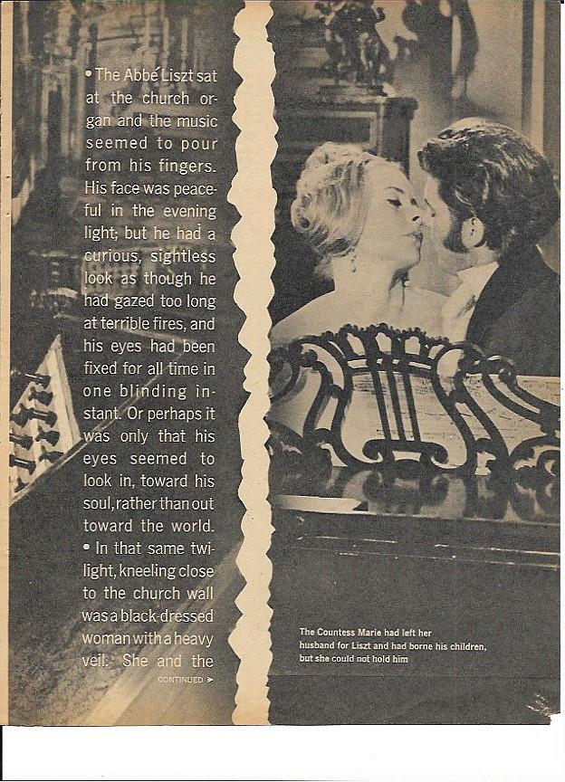 LAMINA 35301: Genevieve Page y Dirk Bogarde en Song Without End