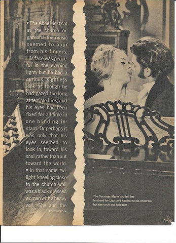 LAMINA 35301: Genevieve Page y Dirk Bogarde en Song Without End