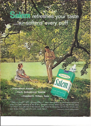 LAMINA 35323: Publicidad de cigarros Salem