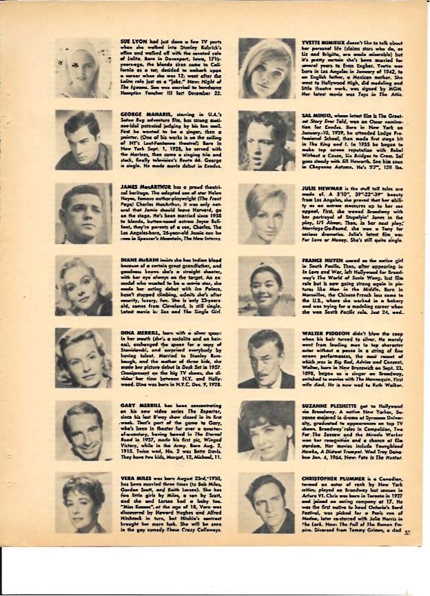 LAMINA 35344: Co Estrellas importantes como Diane McBain, Gary Merril o France Nuyen entre otros