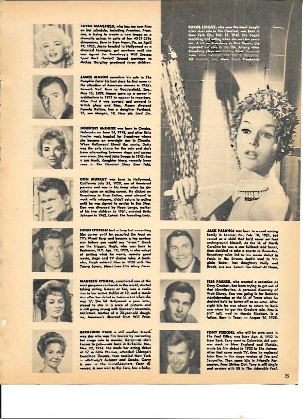LAMINA 35333: Carol Lynley en la ducha