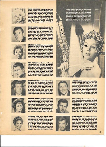 LAMINA 35333: Carol Lynley en la ducha