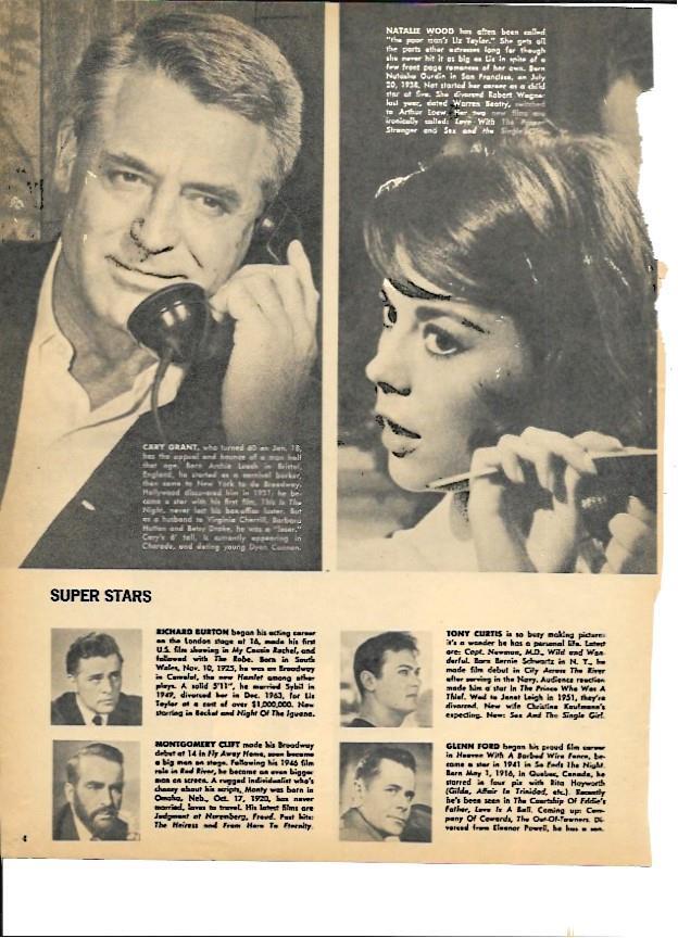 LAMINA 35326: Gary Grant y Natalie Wood