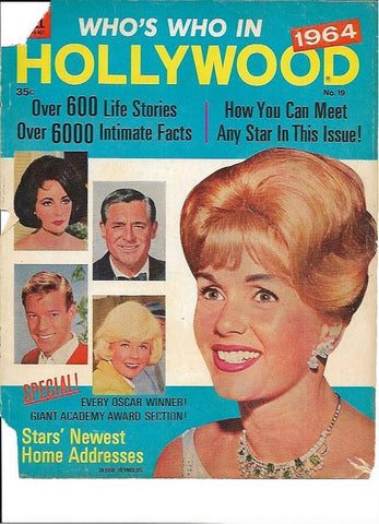 LAMINA 35324: Portada de la revista Who s Who in Hollywood 1964