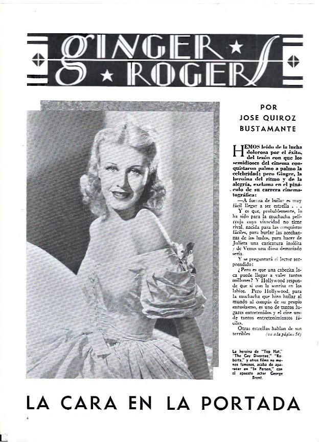 LAMINA 35058: Ginger Rogers