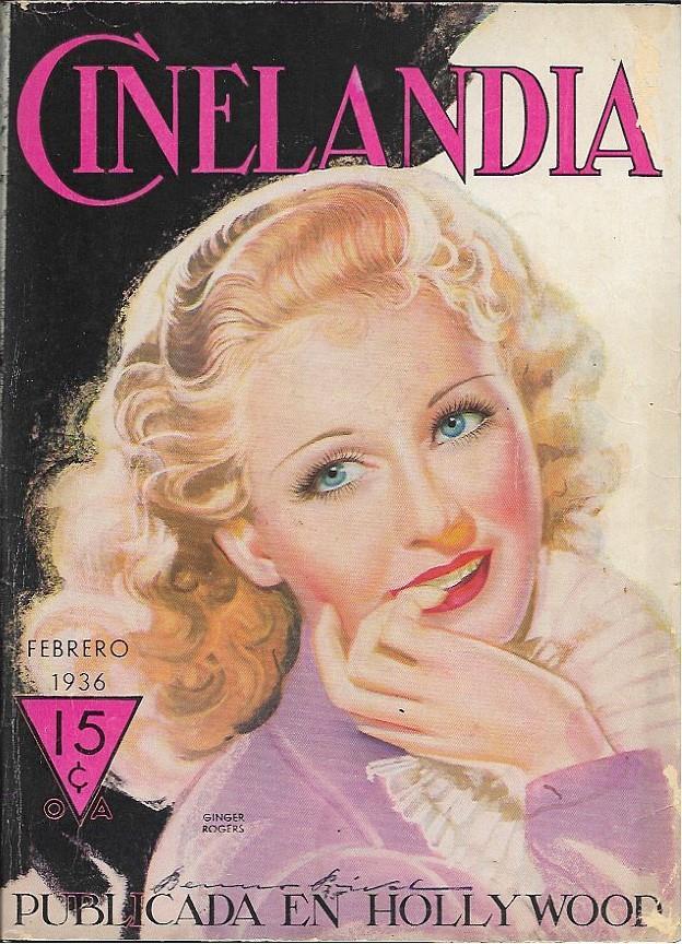 LAMINA 35056: Portada Cinelandia febrero 1936