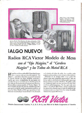 LAMINA 35055: Publicidad Radios RCA Victor Modelo de Mesa