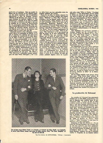 LAMINA 35053: Louise Rainer ensaya pasos de baile para The Great Ziegfeld