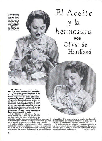 LAMINA 35072: La actriz Olivia de Havilland