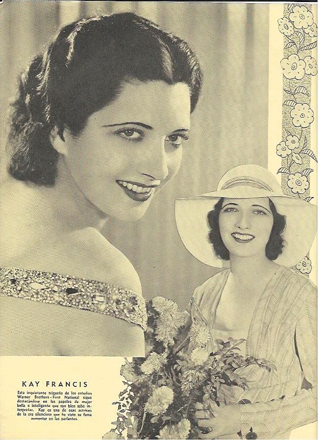 LAMINA 35095: Fotografia de Kay Francis