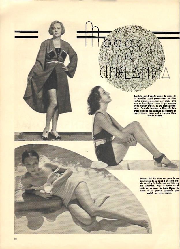 LAMINA 35093: Marion Davies, Gertrude Michael y Dolores del Rio