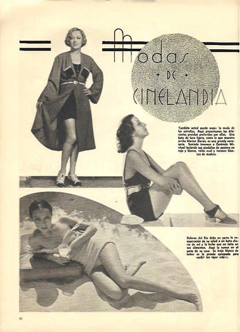 LAMINA 35093: Marion Davies, Gertrude Michael y Dolores del Rio